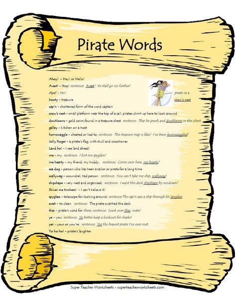 Arr mateys! Today is talk like a pirate day!! Pirate Writing, Pirate Words, Writing Paragraphs, Teach Like A Pirate, Pirate Unit, Pirate Classroom, Family Literacy Night, Figures Of Speech, Teach Writing