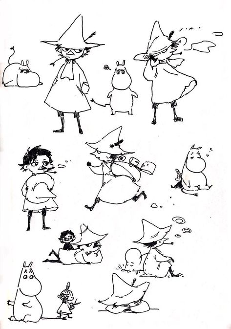 Moomin Tattoo Ideas, Snufkin Tattoo, Moomin Tattoo, Moomin Wallpaper, Moomin Cartoon, Moomin Valley, Tove Jansson, 캐릭터 드로잉, Arte Sketchbook