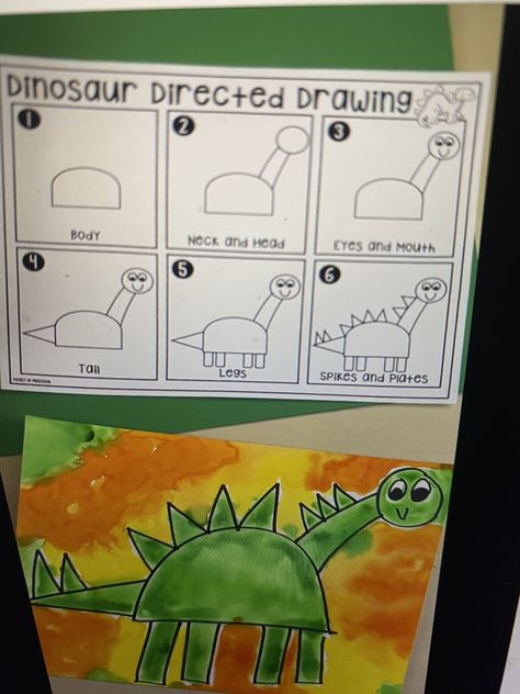 Dinosaur Theme Preschool Activities Art Projects, Dino Crafts Preschool, Dinosaur Day Kindergarten, Dinosaur Art Kindergarten, Dinosaurs Kindergarten Activities, Dinosaur Lesson Plans For Preschool, Dinosaur Directed Drawing Preschool, Dinosaur Curriculum Preschool, Dinosaur Summer Camp Activities