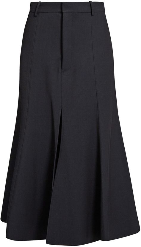 Cozy Office, Black Skirts, High Waist Long Skirt, Business Attire Women, Dress Well, Women Skirts, Cashmere Coat, Business Attire, Top Trends