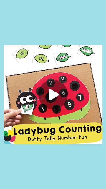 Ladybug Numbers Preschool, Ladybug Counting, April Activities, Future Inspiration, Pattern Recognition, Whiteboard Marker, Glue Stick, Teacher Notes, Cotton Buds