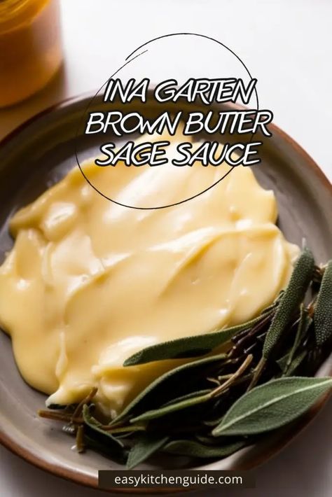 Creamy Sage Butter Sauce, Sage Brown Butter Sauce, Butter Sage Sauce, Butter Sauce For Pasta, Butter Cream Sauce, Brown Butter Sage Sauce, Brown Butter Sage, Sage Sauce, Sage Butter Sauce