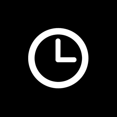 Cute Clock App Icon, Black Clock App Icon, Clock Widget Icon, Black Clock Icon, Lv Background, Silver Iphone Wallpaper, Clock App Icon, Clock Logo, Icon Clock