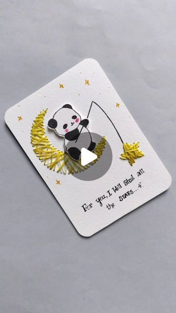 Diego Gonzalez, Panda Card, Spiral Journal, Peacock Painting, Journal Book, Cute Diy, Cute Diys, Gsm Paper, Diy Cards