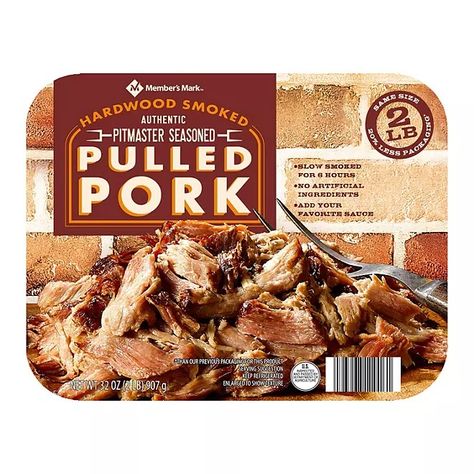 Member's Mark Pulled Pork (2 lbs.) - Sam's Club Pork Loin Back Ribs, Sausage Skillet Recipe, Perfect Pulled Pork, Product Sampling, Low Sugar Smoothies, Protein Rich Snacks, Prepared Meals, Protein Packed Snacks, Smoked Pulled Pork