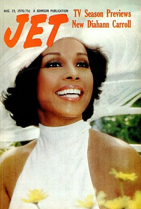 70s Jet Magazine, Jet Magazine 70s, Jet Magazine Covers Vintage, Diahann Carroll Style, Vintage Ebony Magazine Covers, Diahann Carroll 60s, 70s Magazine Covers, Vintage Black Glamour 1970s, Black Magazine Covers