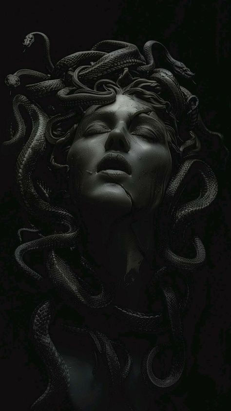 Medusa Pictures, Wlw Romance, Summer Reading Aesthetic, Collage Cutouts, Medusa Tattoo Design, Cracked Wallpaper, Medusa Art, Queer Books, Digital Sculpture