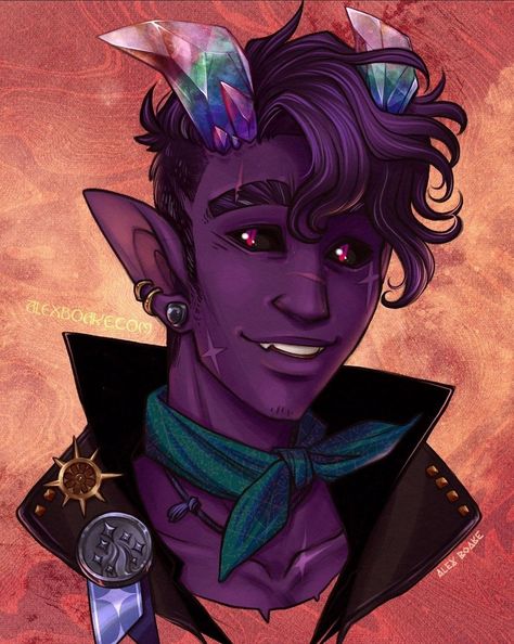 Tiefling Male Character Concept, Purple Tiefling Male, Tiefling Male, Npc Ideas, Fantasy Portraits, Dungeons And Dragons Characters, Demon Art, Dnd Art, Urban Fantasy