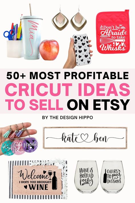 cricut ideas to sell Cricut For Business Marketing, Etsy Cricut Business, Cricut Stuff To Sell, Cricut Projects For Sale, Cricut Make And Sell, Cricut Crafts To Make And Sell, Cricut Projects That Sell Well, Cricut Sale Ideas, Trending Cricut Projects To Sell