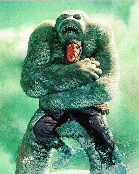 Rich Corben, Richard Corben, Bigfoot Art, Snow Monster, Pulp Art, Horror Comics, Science Fiction Art, Arte Fantasy, Creature Concept