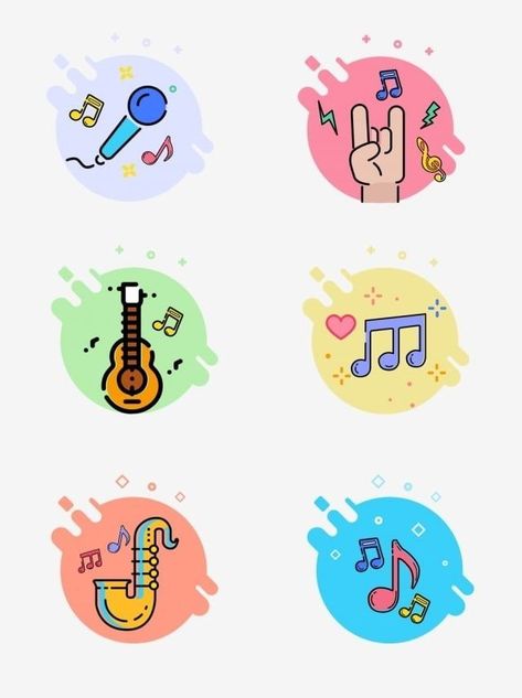 Singing Icon, Music Vector, Music Cartoon, Line Art Vector, Music Stickers, Halloween Drawings, Music Logo, Vector Cartoon, Music Design