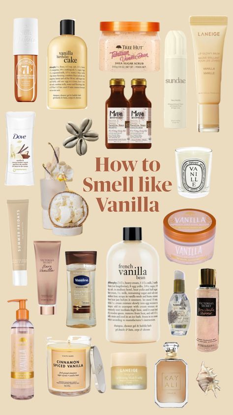 How to smell like vanilla #vanillasmell #beauty #makeup Smell Like Vanilla All Day, How To Smell Like Coconut And Vanilla, How To Be A Vanilla Girl, How To Smell Like Vanilla, To Smell Like Vanilla, Smell Like Vanilla, Fragrance Vanilla, Vanilla Scents, Vanilla Smell