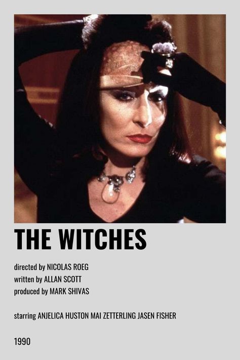 The Witches Movie 1990, The Witches Movie, Witches Movie, The Witches, The Witch Poster, The Witches 1990, Film 1990, Halloween Movie Poster, The Witch Movie