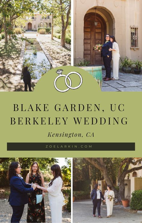 Blake Garden Info Unusual Wedding Venues, Bay Area Wedding Venues, Unusual Wedding, Unusual Weddings, Uc Berkeley, Intimate Ceremony, Intimate Wedding Ceremony, Lgbtq Wedding, Bay Wedding