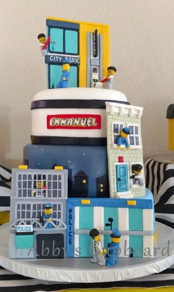 Lego City Cake, Lego City Cakes, Police Car Cakes, Police Birthday Cakes, Cop Party, Police Cake, Birthday Cake Boy, Police Cakes, Police Birthday Party