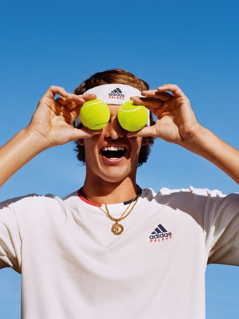 Tennis Senior Pictures, Tennis Court Photoshoot, Tennis Photoshoot, Tennis Photography, Tennis Pictures, Tennis Photos, Wimbledon Fashion, Alexander Zverev, Adidas Tennis