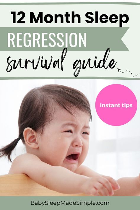 What you need to know about the 12 month sleep regression. Why does it happen and what you can do. Plus tips on how to get through it. This is the ultimate survival guide for parents with screaming toddlers! #sleepregression #babysleeptips #babysleep #baby #toddler #babysleepmadesimple #12monthold #12monthsleepregression #survivalguide Sleep Regression 4 Month, 10 Month Sleep Regression, How To Survive 4 Month Sleep Regression, 8 Month Sleep Regression, 12 Month Sleep Regression, Sleep Regression Ages, 10 Month Old Not Sleeping Through The Night, Baby Sleep Regression, Infant Development