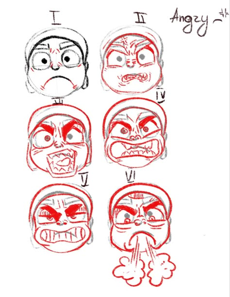 #angry #emotion #sketch #childrenbooks Angry Face Doodle, Drawing Emotions Sketches, Angry Character Pose, Angry Face Sketch, Angry Body Poses, Angry Cartoon Characters, Angry Character Design, Angry Face Illustration, Angry Reference