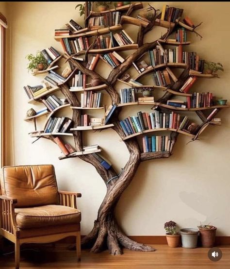 Garage Hacks, Unique Bookshelves, Austin Kleon, House Storage, Rustic Ideas, Addition Ideas, Home Library Design, Woman Cave, Book Shelves