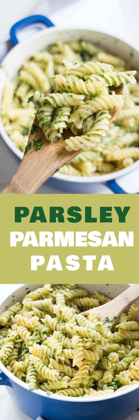 Parsley Pasta, Nut Free Pesto, Parsley Recipes, Healthy Pizza Recipes, Parmesan Pasta, Healthy Pizza, Fettuccine Alfredo, Healthy Pastas, Pesto Sauce