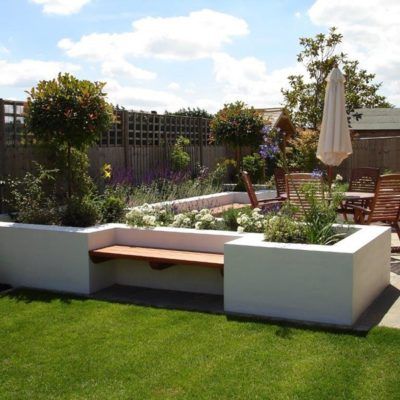 Are you fed up with back breaking days in the garden? Here’s a thought – why not make life easier by installing a raised flower or vegetable bed? Increasingly clients are asking us to incorporate raised beds in the design of their garden. Rendered flower beds painted white have proved a popular choice and fit Read more. Stone Raised Beds, Child Friendly Garden, Small Back Gardens, Raised Flower Beds, Small Water Features, Raised Bed, Ornamental Plants, Flowers Wallpaper, Back Garden