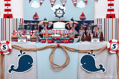 Nautical Birthday Party Set, Sofia the first, Ocean Theme, Navy and Red, Invitation, Thank you Card, Cupcake toppers, Birthday banner, Labels, Wraps, Centerpieces, and much More! Nautical First Birthday Party, Sailor Birthday Party Boy, Nautical Birthday Invitations, Sailor Party, Red Invitation, Sailor Theme, Nautical Birthday Party, Nautical Themed Party, Boy Baby Shower Ideas