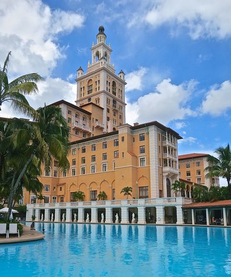 Biltmore Hotel, Coral Gables Florida, Mediterranean Architecture, The Biltmore, Seville Spain, Tropical Foliage, Back Road, Gulf Shores, Coral Gables