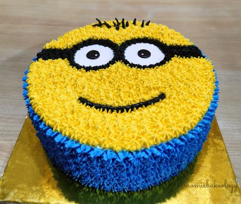 #momisbakeology Face Icing, Baby Boy Cake Topper, Happy Birthday Cake Photo, Cake Designs Images, Boy Cake, Designer Cakes, Fun Cakes, Minion Cake, Simple Cake Designs