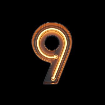 Premium Photo | Number 9, alphabet made from neon light Tropical Flowers Illustration, 3d Geometric Shapes, Metal Numbers, Logo Number, Photo Art Frame, Silver Numbers, Promotional Products Marketing, Dark Phone Wallpapers, Number 9