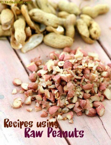 Raw Peanuts Recipes, Peanuts Recipes, Peanut Chaat Recipe, Cajun Boiled Peanuts, Hindi Recipes, Savory Apps, Peanut Masala, Poha Recipe, Raw Peanuts