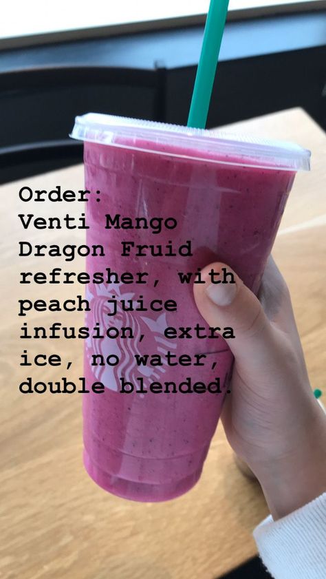 Starbucks Recipes Secret, New Starbucks Drinks, Recipes Starbucks Drinks, Dragon Fruit Refresher, Drinks Starbucks, Starbucks Secret Menu Recipes, Cold Starbucks Drinks, Starbucks Drinks Diy, Secret Starbucks Recipes