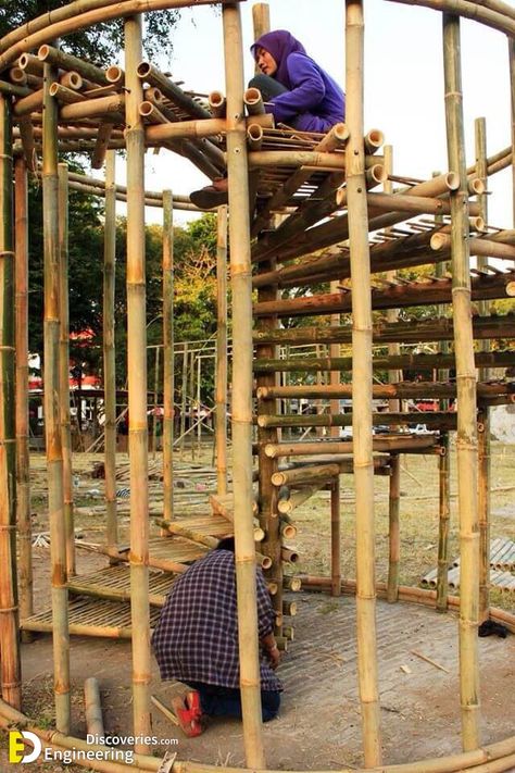 What Are The Advantages And Disadvantages Of Bamboo In Construction | Engineering Discoveries Steel Reinforcement, Bamboo Diy, Bamboo Building, Types Of Timber, Bamboo House Design, Bamboo Structure, Bamboo Architecture, Bamboo Construction, Bamboo Art