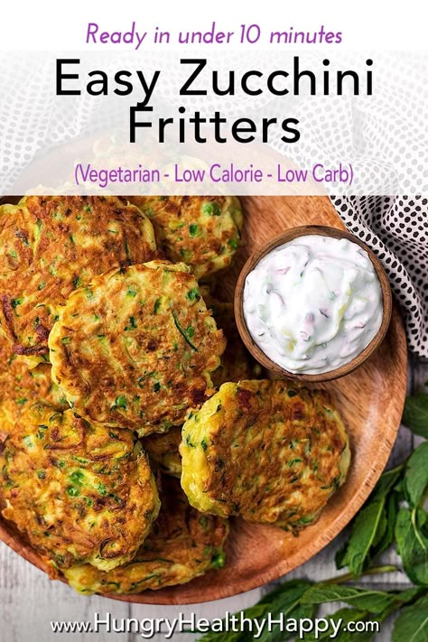 These tasty little green bites are a hit with kids, and a great way to get some extra greens in them. Easy Courgette Fritters are healthy and simple to make and take just 10 minutes from prep to cook. They are perfect for a light meal or snack. Recipes Using Courgettes, Courgette Recipes Healthy, Courgette Fritters Vegan, Healthy Courgette Recipe, Courgette Recipes Uk, Recipes With Courgettes, Courgette Recipe Ideas, Vegetable Dishes For Kids, Courgettes Recipes