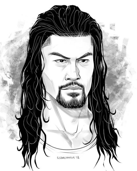 Roman Cartoon, Roman Reigns Drawing, Reindeer Coloring Pages, Wwe Coloring Pages, Pusheen Coloring Pages, Elsa Coloring, Comics Drawing, Elsa Coloring Pages, The Shield Wwe