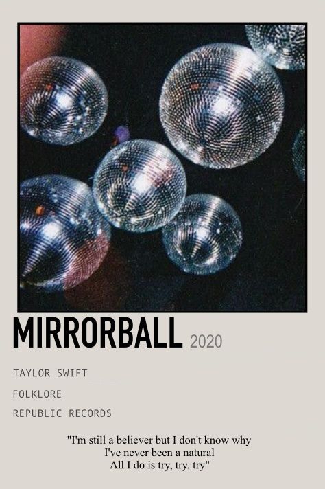 Mirror Ball Taylor Swift Poster, Mirrorball Taylor Swift Poster, Mirror Ball Aesthetic Taylor Swift, Mirror All Taylor Swift, Mirror Ball Taylor Swift, Wall Prints Music, Mirrorball Poster, Mirrorball Taylor Swift, Taylor Swift Mirrorball