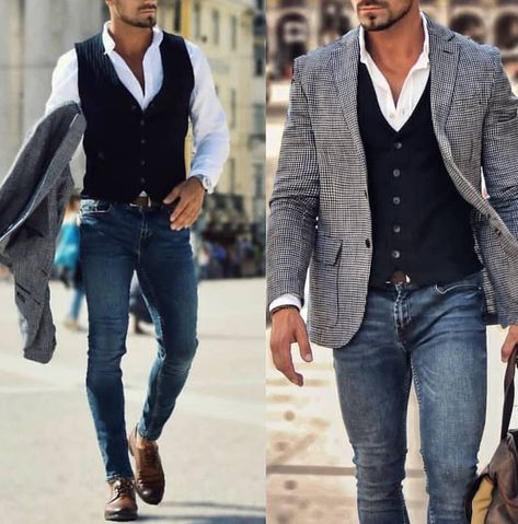 Gentleman Fashion, Herren Style, Mens Fashion Blazer, Traje Casual, Mens Fashion Classy, Man Fashion, Mens Fashion Casual Outfits, Stylish Mens Outfits, Mens Fashion Suits