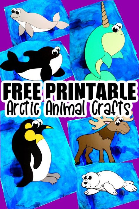 Arctic Seal Craft, Seal Craft Preschool, Caribou Craft, Seal Crafts For Kids, Artic Crafts, Arctic Animal Crafts, Arctic Vbs, Arctic Animals Activities, Simple Mom Project