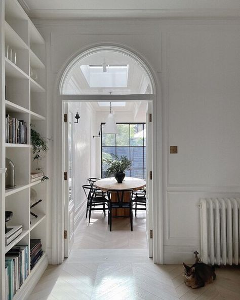 No 17 House, Modern Georgian, Dining Room Victorian, Townhouse Interior, Old School House, Flat Apartment, Roof Light, West London, South West