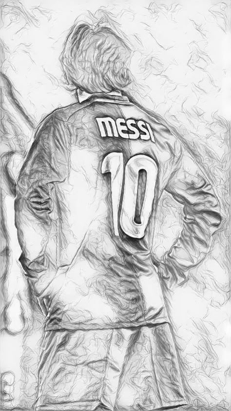 How To Draw Messi, Messi Drawing, Football Drawing, Messi Photos, Soccer Stuff, Black Spiderman, Doodle Art Designs, Art Drawing, Doodle Art