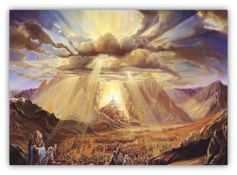 mount sinai Divine Revelation, Terra Santa, Mount Zion, Mount Sinai, Pentecost, Jewish People, The Book Of Mormon, Jewish Art, Book Of Mormon