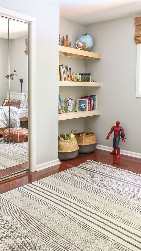 Alcove storage living room