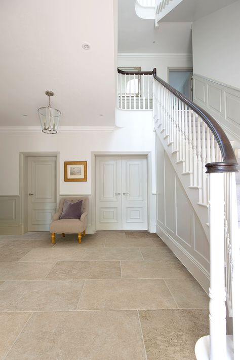 The Best Porcelain Tiles in 2024 | Quorn Stone Floor Tiles Porcelain, Hallway Tile Ideas, Stone Hallway, Porcelain Tile Floor Living Room, Hallway Flooring Ideas, Flooring Hallway, Quorn Stone, Hallway Tiles, Beige Floor Tile