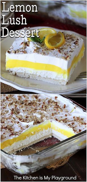 Keto Lemon Lush, Gluten Free Lemon Lush Dessert, Lemon Torte Desserts, Lemon Lush Dessert With Golden Oreos, Lemon Delight Dessert, Lemon Lush Cake, Peanut Butter Lush Dessert, Lush Cakes Dessert Recipes, Lemon Pretzel Dessert