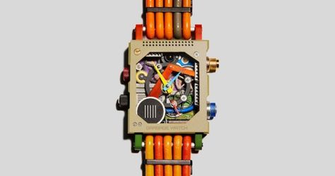 A Unique Watch Made From Recycled Electronics Alter Computer, E Waste Recycling, Wrist Watch Design, Electronic Waste, Full Metal Jacket, Time And Tide, Solar Charging, Yanko Design, Watches Unique