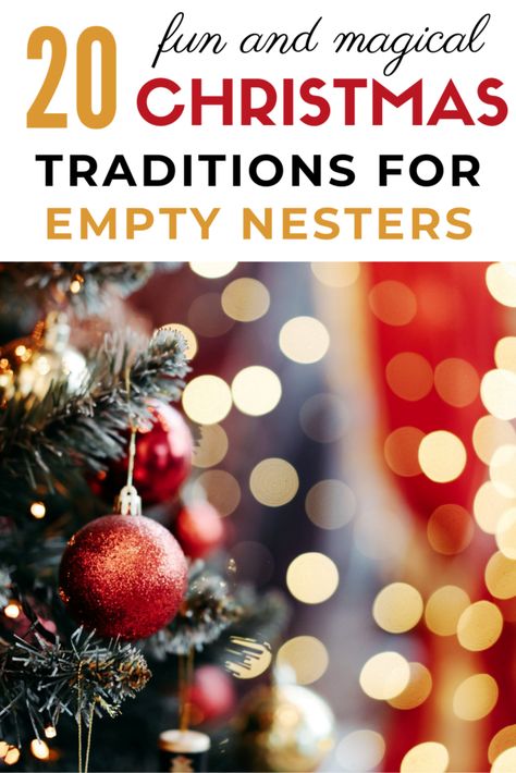 Looking for some new Christmas traditions to enjoy as a couple now that all of your kids have left the house? We have come up with 20 fun, magical, and romantic Christmas traditions for empty nesters that you can start this year to have a perfect holiday together. Budget Savings Plan, New Christmas Traditions, Ohio Christmas, Christmas Budget, Cultural Competence, Zoo Lights, Empty Nesters, Wheelchair Friendly, Christmas Light Displays