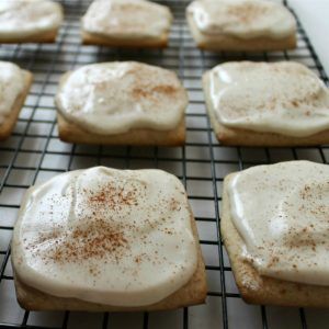 French Toast Sugar Cookies - White Lights on Wednesday French Toast Cookies, Toast Cookies, Cider Cookies, 12 Days Of Christmas Cookies, Apple Cider Cookies, Peanut Butter Blossoms, Holiday Sprinkles, The 12 Days Of Christmas, Cutout Sugar Cookies