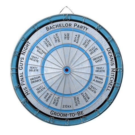 Bachelor Party Regulation Dart Board - tap to personalize and get yours #unique, #party #game, #customize #text, Dart Board Drinking Game, Bachelor Party Games, Custom Dart Board, Bachelor Party Invitations, Guys Night, Board Shop, Drinking Game, Dart Board, Drinking Games