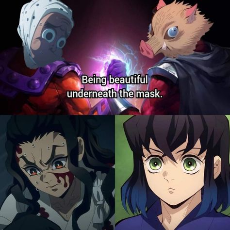 Demon Slayer Sayings, Demon Slayer Acting, Hagenzuka Demon Slayer, Demon Slayer Wallpaper, Demon Slayer Memes, Slayer Meme, Demon Slayer Stuff, Anime Funny Moments, Demon King Anime