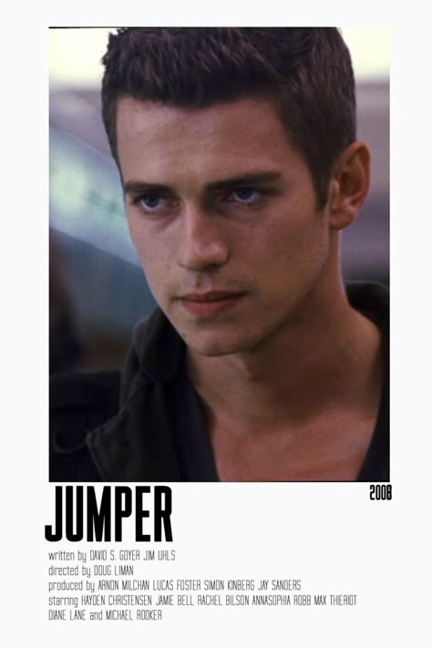 Jumper Movie Poster, Hayden Christensen Jumper, Jumper Movie, Jumper Film, Hayden Christensen Movies, Movies To Watch Teenagers, Night Film, Movie To Watch List, New Movies To Watch