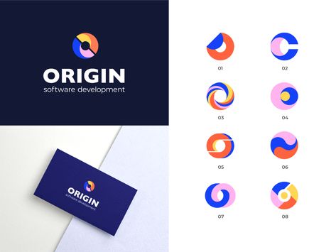 Logo Design - Origin by Outcrowd on Dribbble Desain Merek, Logo Inspiration Modern, Logo Design Concept, A Logo Design, Learning Design, Logo Illustration, Minimalist Logo Design, Logo Design Creative, Logo Branding Identity